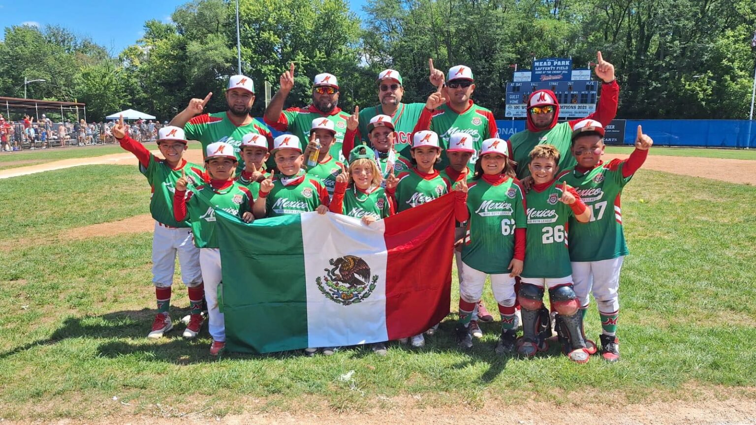 México conquista Nueva Jersey en el Torneo Mundial U8 Babe Ruth League ...